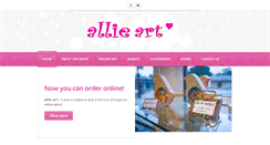 Desktop Screenshot of allieartdesigns.com